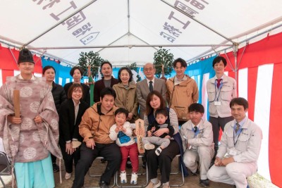 福岡県春日市12　注文住宅建築現場リポート①　～地鎮祭～