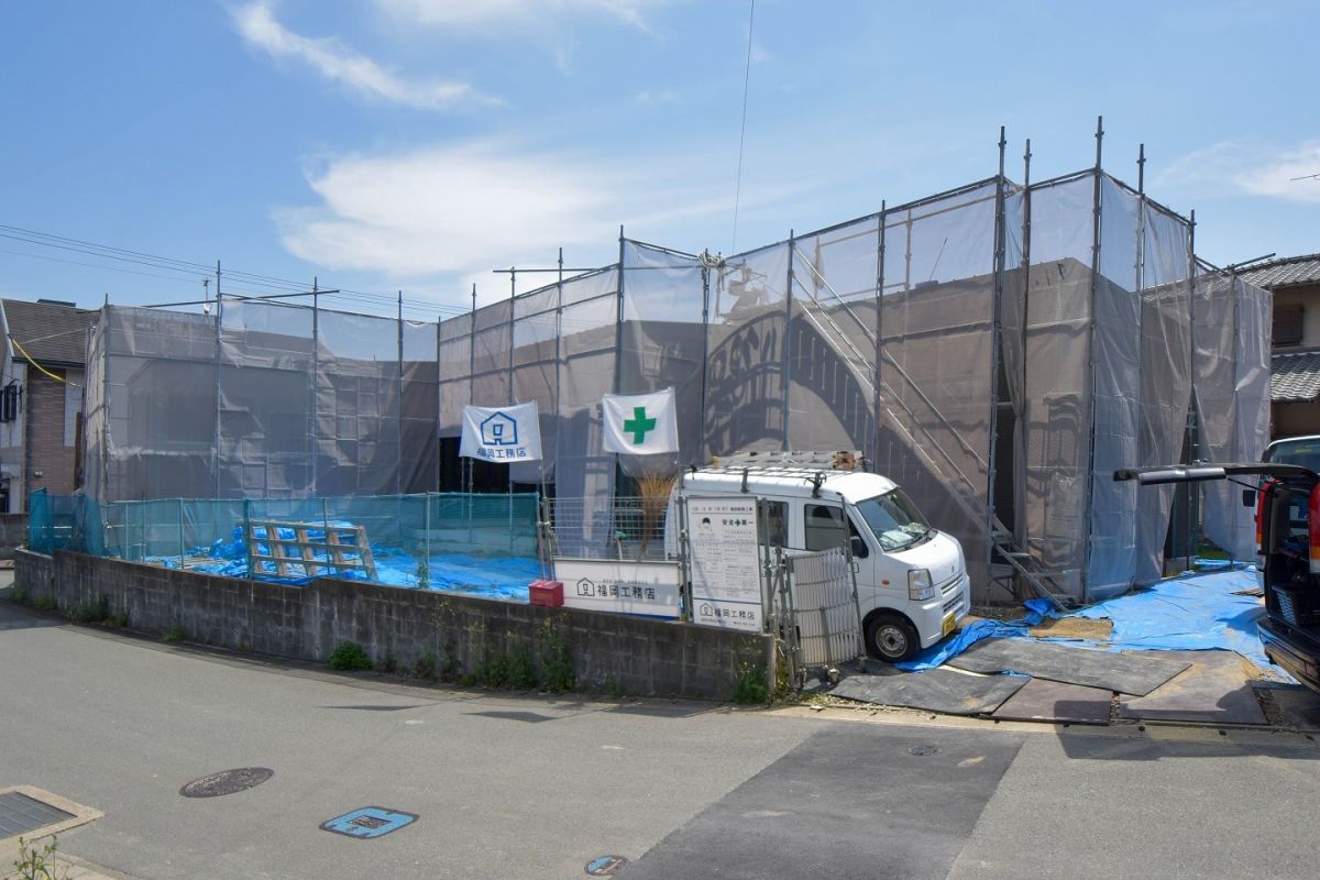 「糟屋郡宇美町03」注文住宅現場リポート⑤【木工事】【石膏ボード】