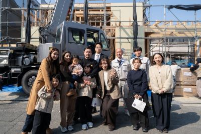 「福岡市南区32」注文住宅現場リポート③【上棟式】