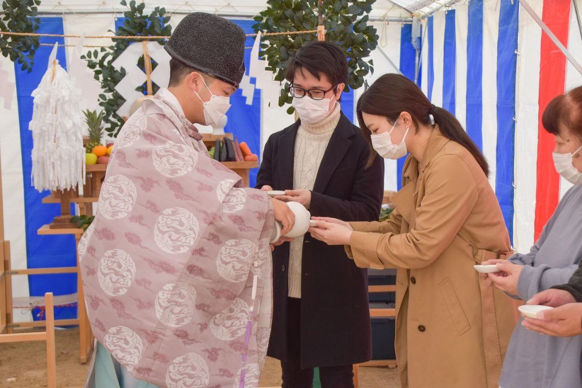 「筑紫野市10」注文住宅現場リポート①【地鎮祭】