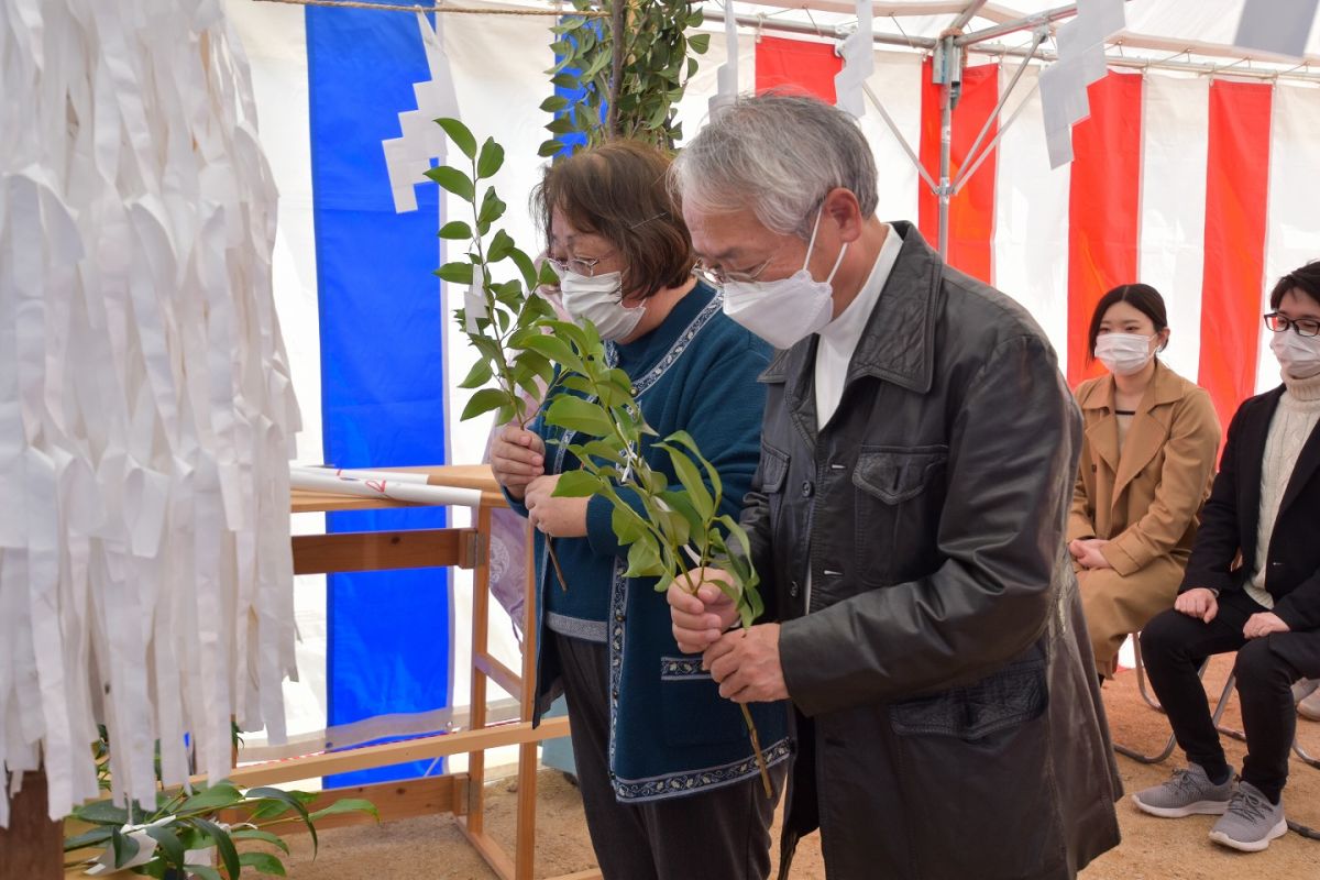 「筑紫野市10」注文住宅現場リポート①【地鎮祭】