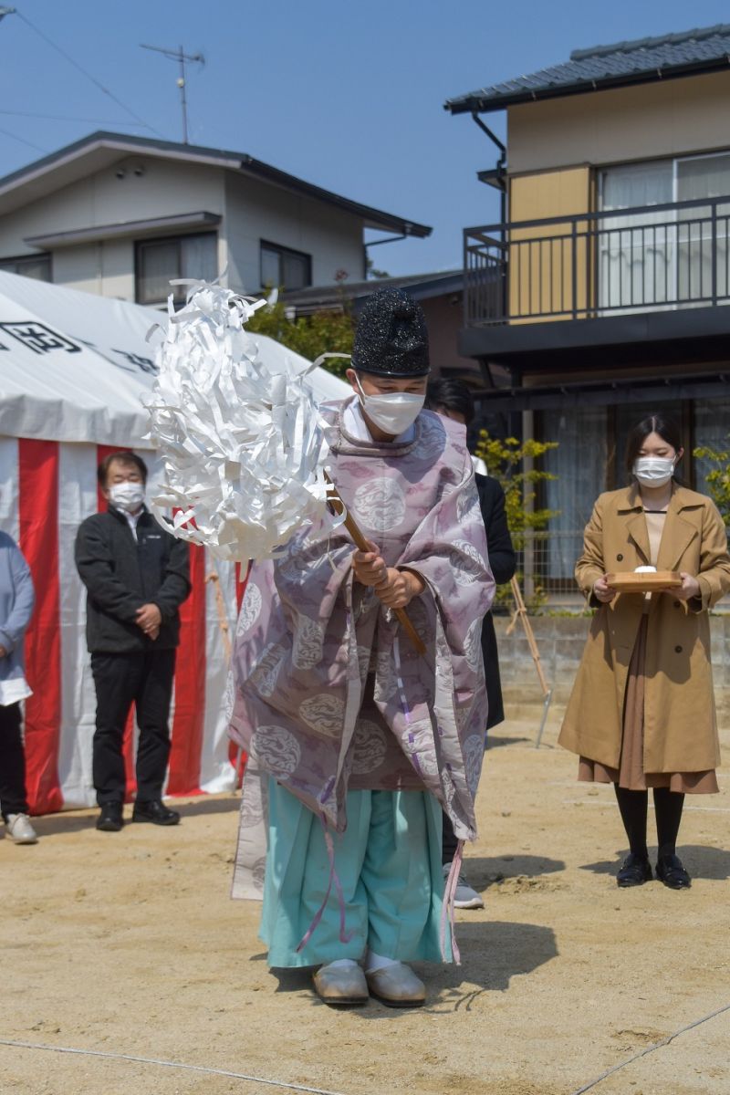 福岡県筑紫野市10　注文住宅建築現場リポート①　～地鎮祭〜