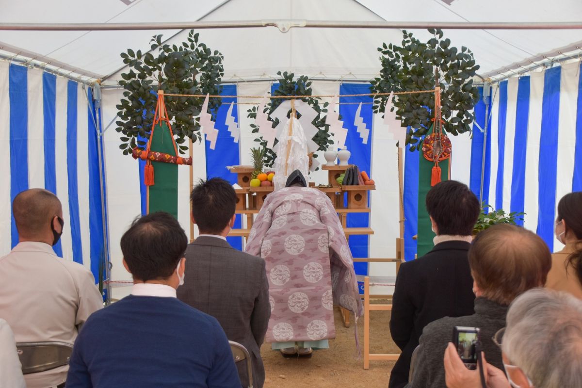 「筑紫野市10」注文住宅現場リポート①【地鎮祭】