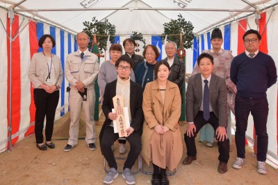 福岡県筑紫野市10　注文住宅建築現場リポート①　～地鎮祭〜