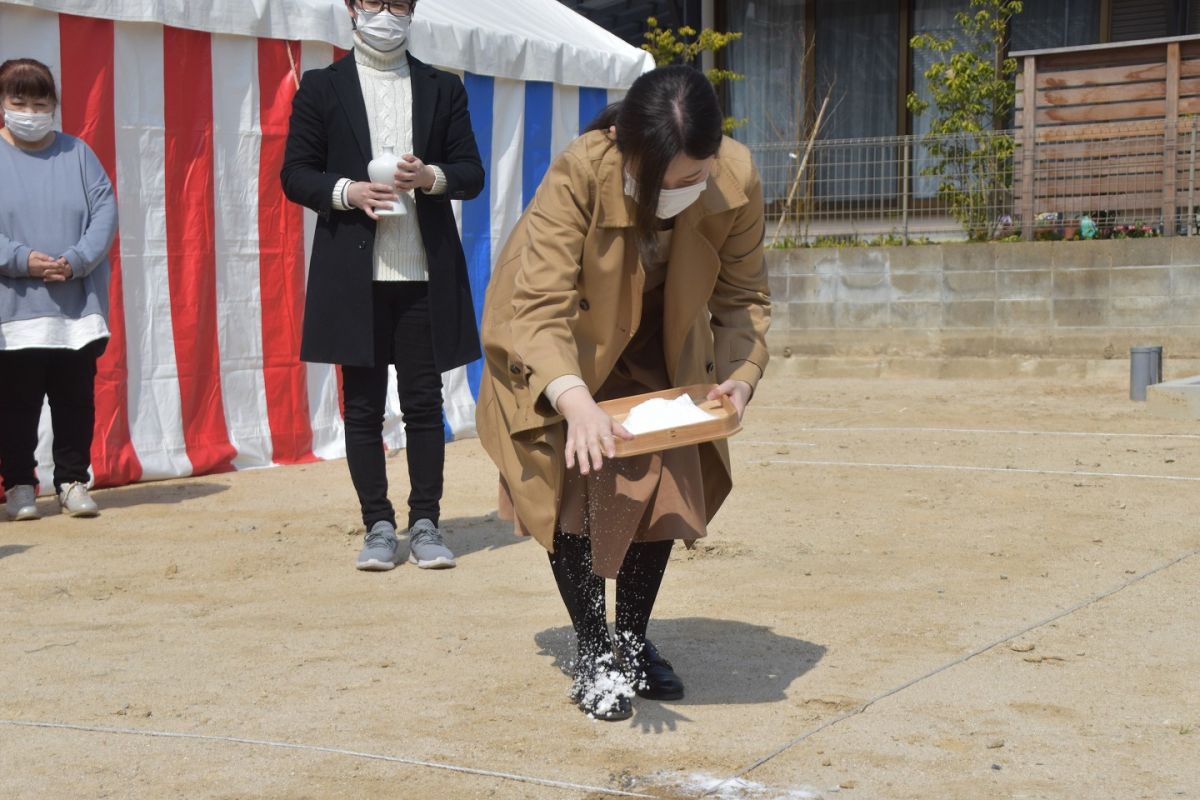 「筑紫野市10」注文住宅現場リポート①【地鎮祭】
