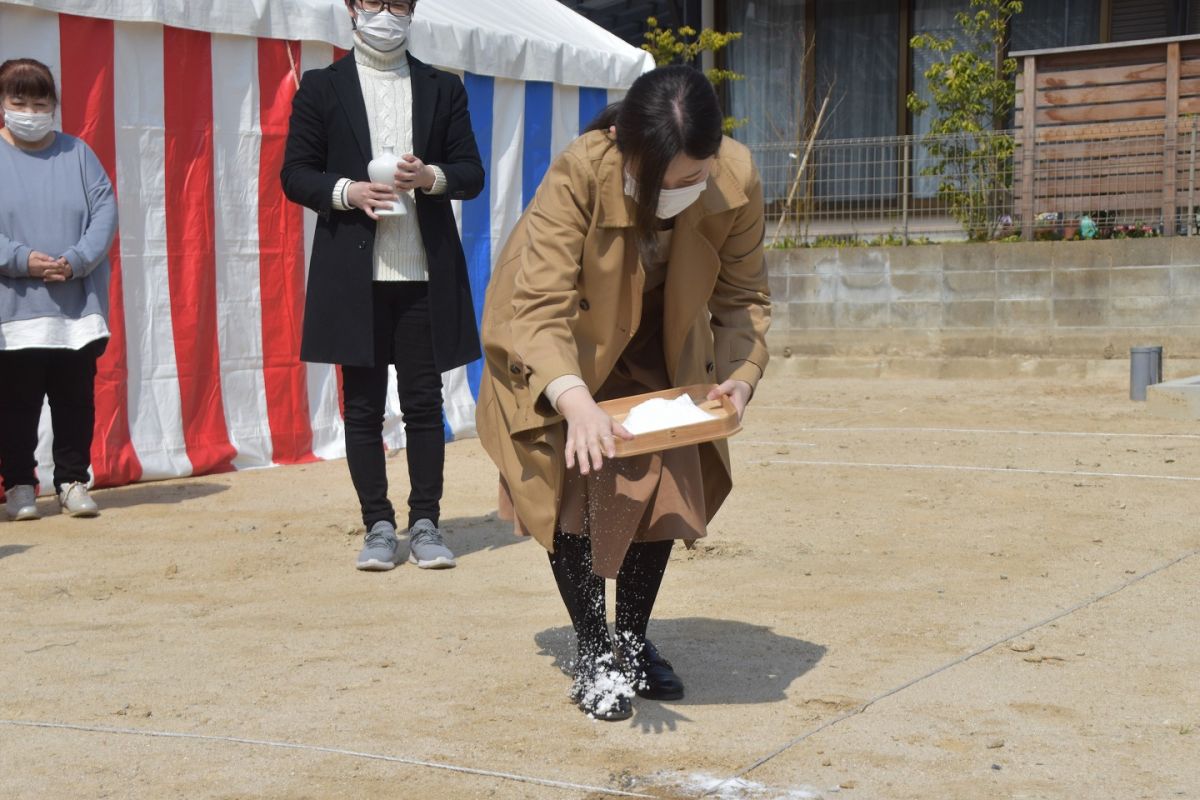 福岡県筑紫野市10　注文住宅建築現場リポート①　～地鎮祭〜