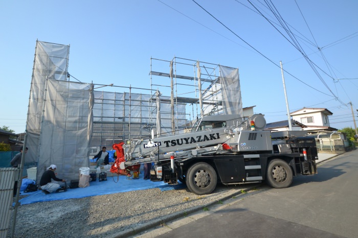 福岡県福津市宮司浜01　注文住宅建築現場リポート④　～上棟式～