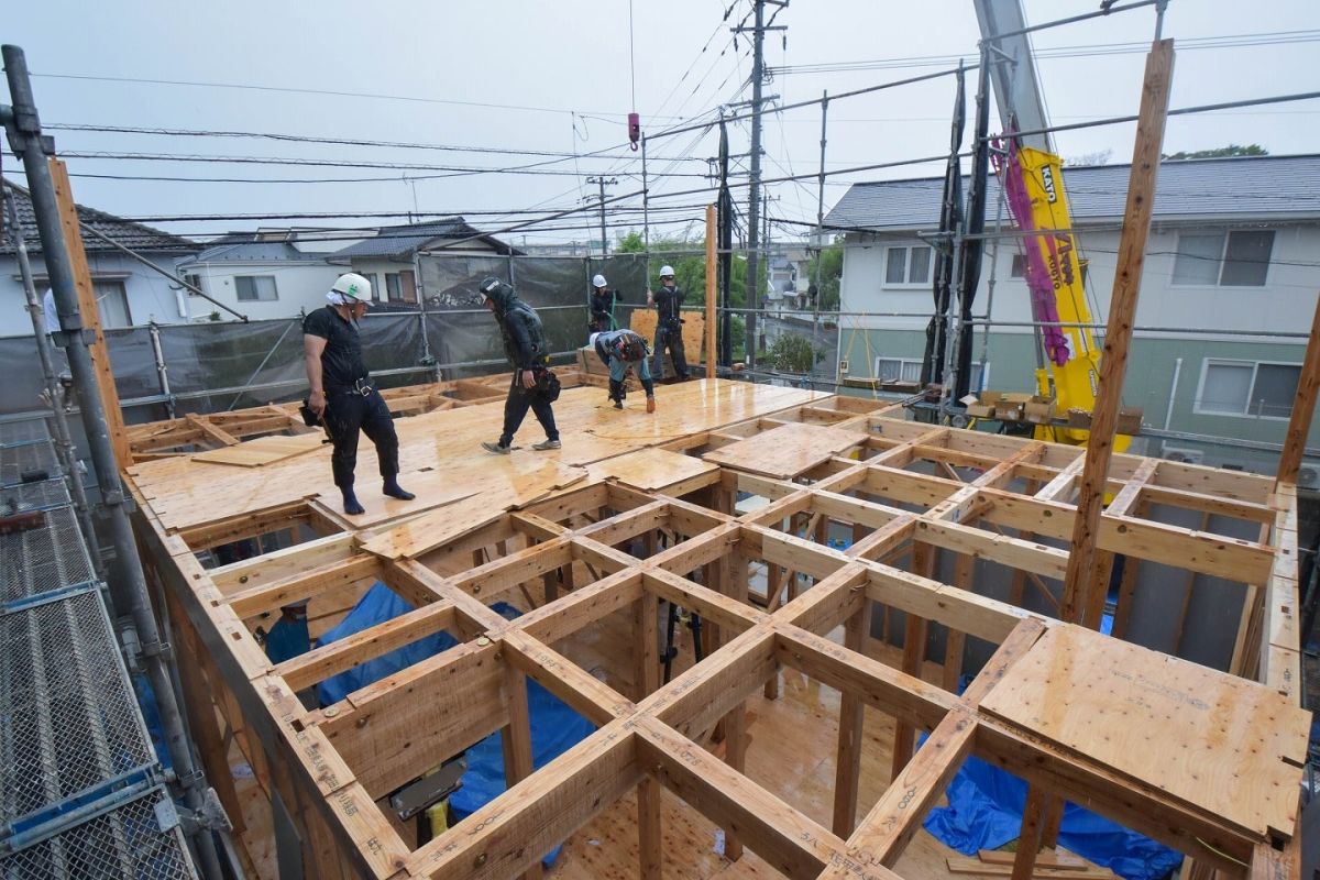 「福岡市早良区有田01」注文住宅現場リポート③【上棟式】