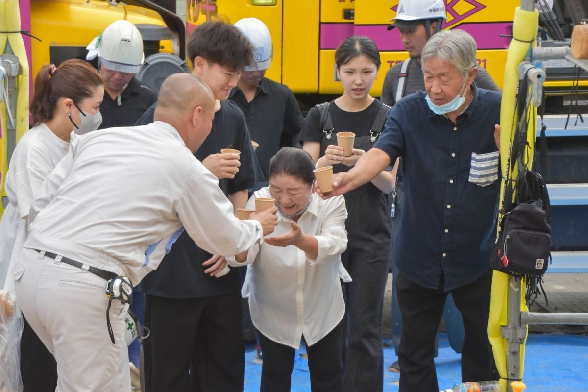 福岡市早良区有田01　注文住宅現場リポート③ ～上棟式・前編～