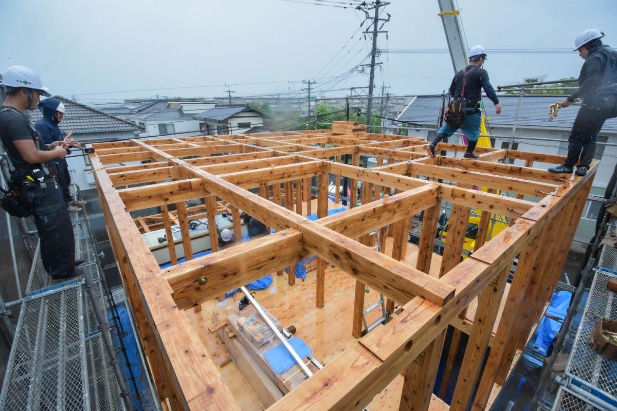「福岡市早良区有田01」注文住宅現場リポート③【上棟式】