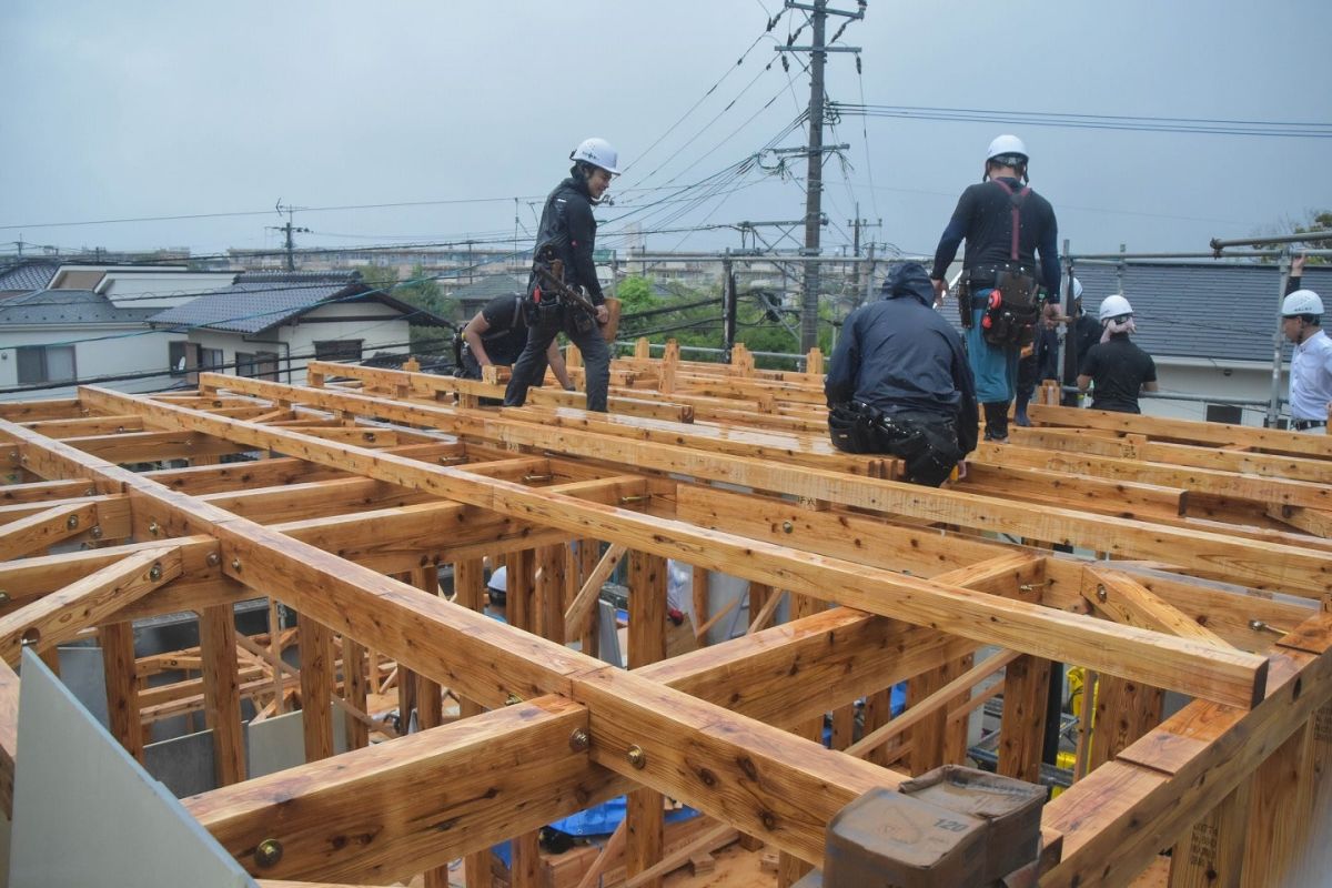 福岡市早良区有田01　注文住宅現場リポート③ ～上棟式・前編～