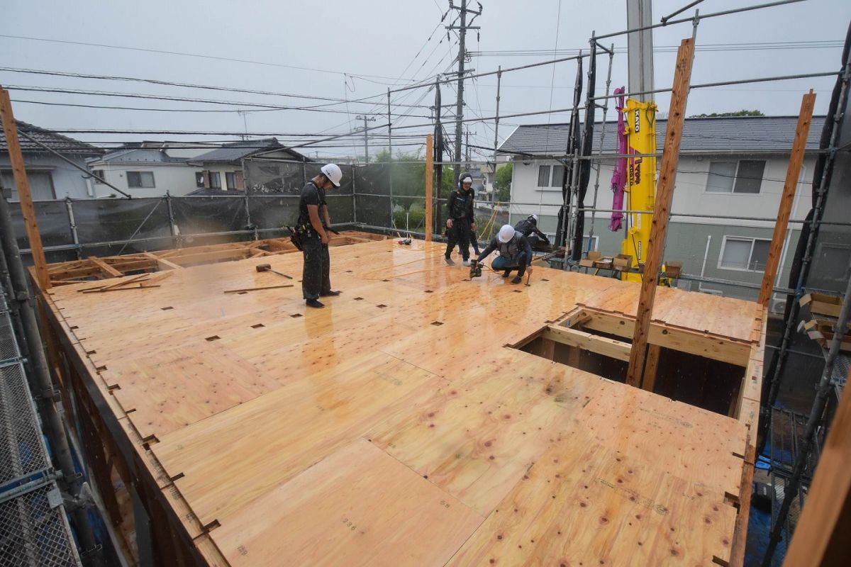 「福岡市早良区有田01」注文住宅現場リポート③【上棟式】