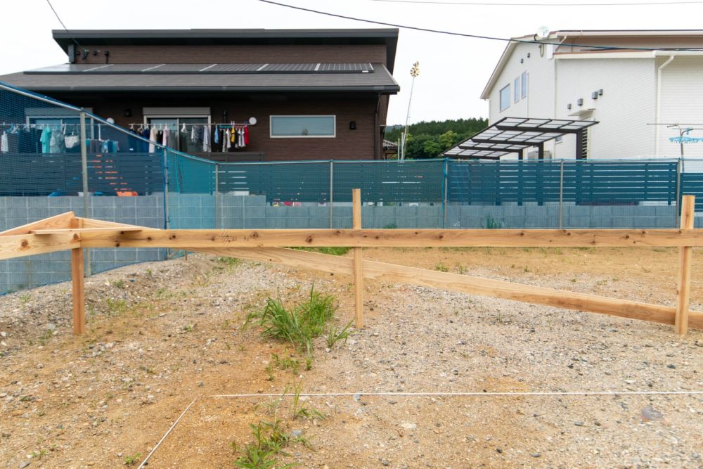 福岡県糟屋郡久山町01　注文住宅建築現場リポート②　～基礎工事・遣り方～