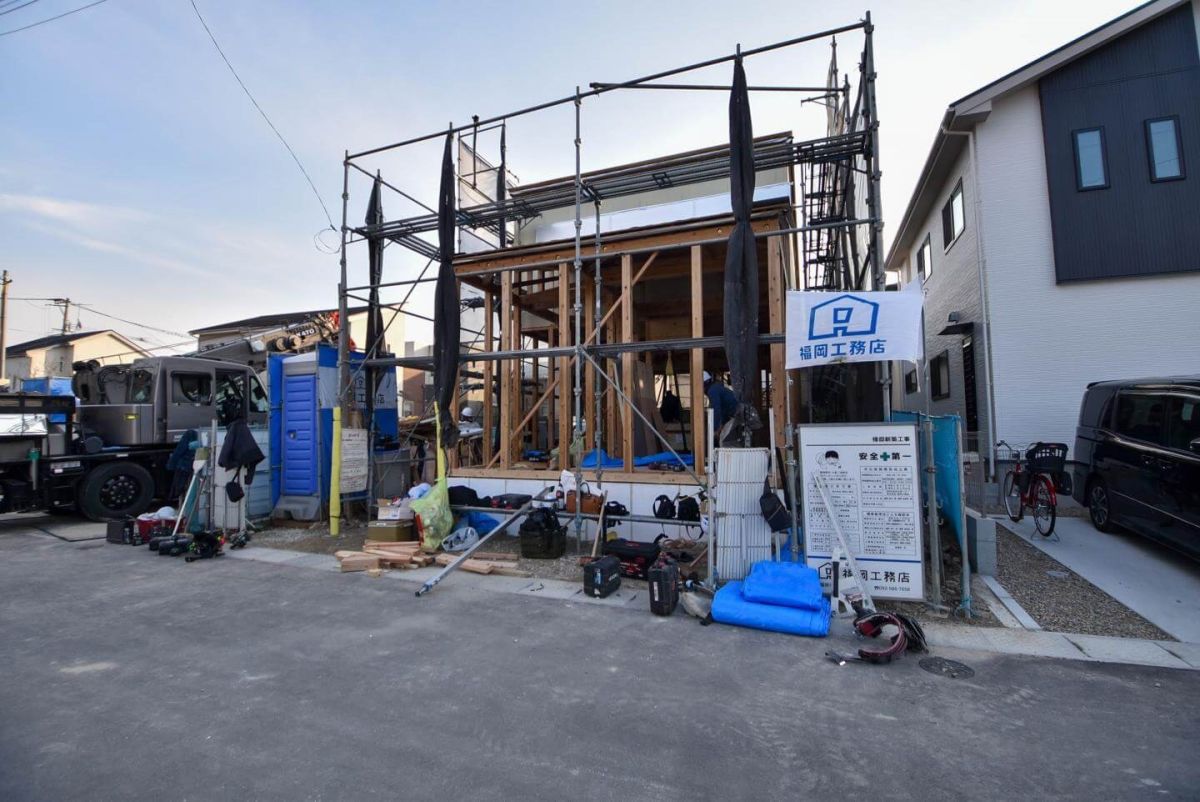 「福岡市早良区09」注文住宅現場リポート④【上棟式】