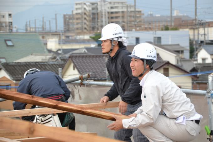 福岡市南区五十川01　注文住宅建築現場リポート⑧　～上棟式～