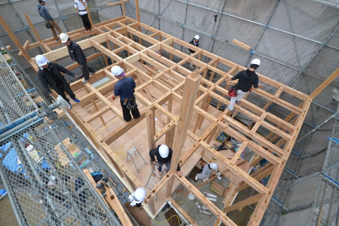 「福岡市南区五十川01」注文住宅現場リポート⑧【上棟式】