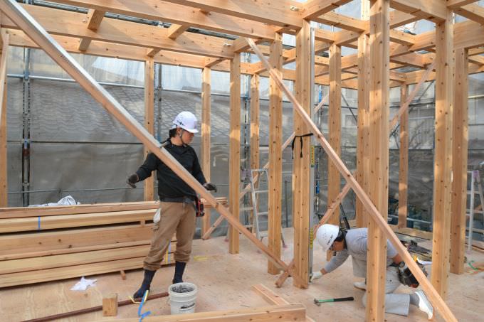 「福岡市南区五十川01」注文住宅現場リポート⑧【上棟式】
