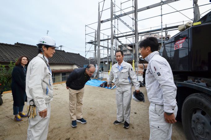 福岡市南区五十川01　注文住宅建築現場リポート⑧　～上棟式～