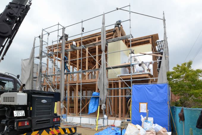 「福岡市南区五十川01」注文住宅現場リポート⑧【上棟式】