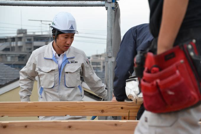 「福岡市南区五十川01」注文住宅現場リポート⑧【上棟式】
