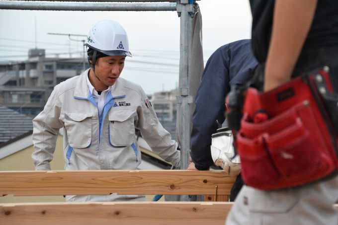 福岡市南区五十川01　注文住宅建築現場リポート⑧　～上棟式～