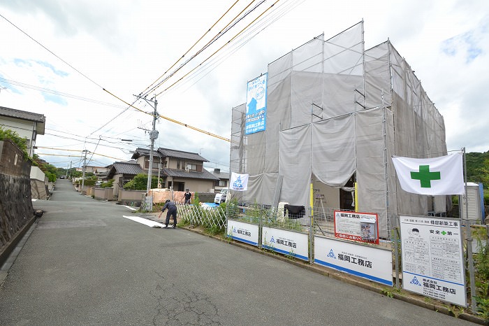 「宗像市01」注文住宅現場リポート⑦【外装工事】【サイディング】