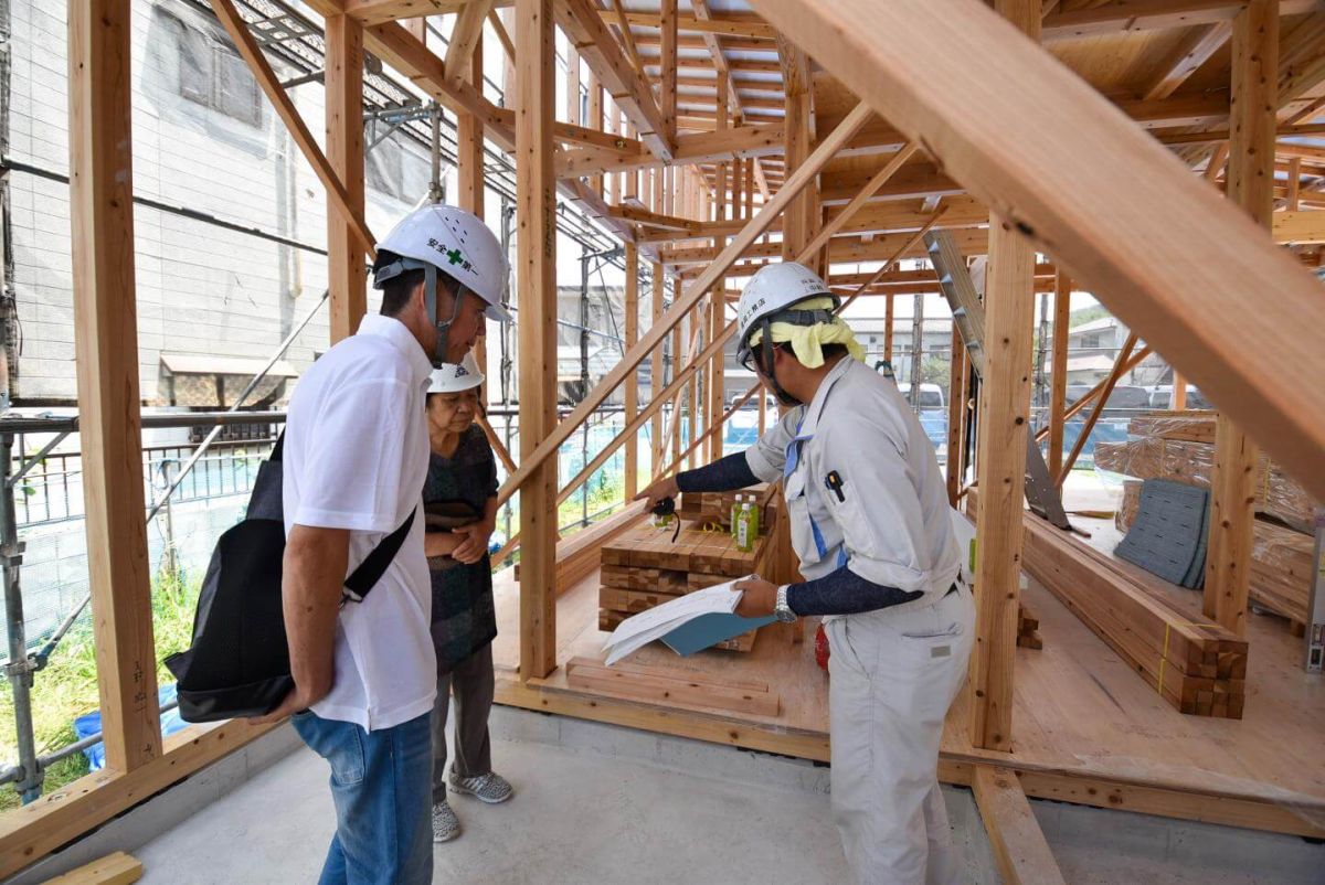 「遠賀郡岡垣町01」注文住宅現場リポート③【上棟式】