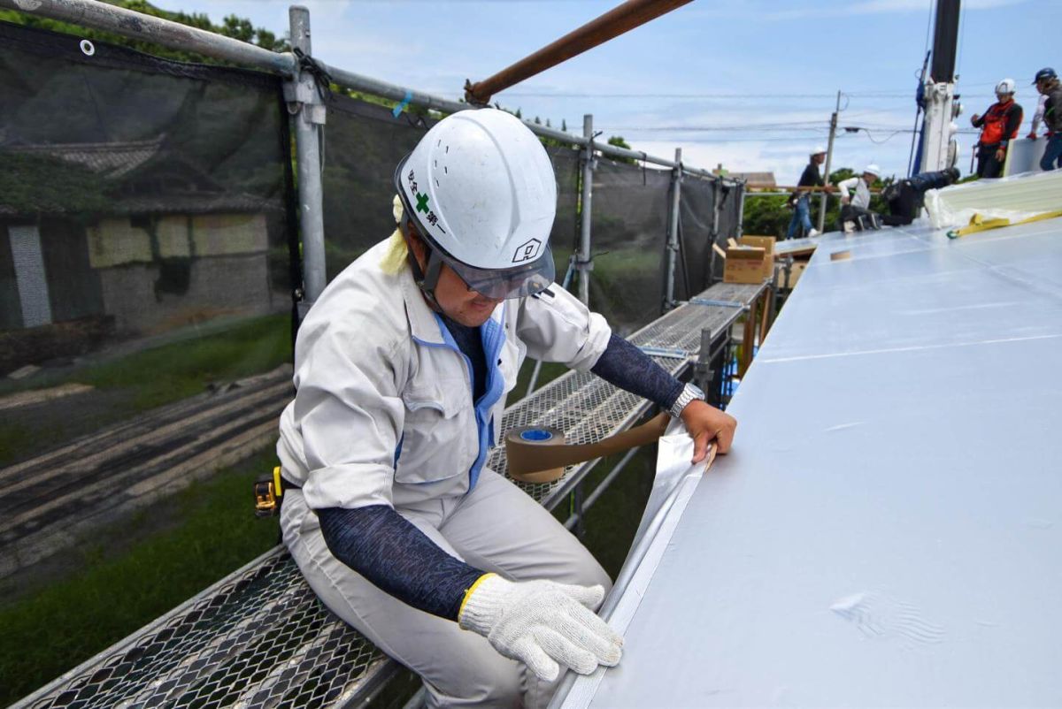 「遠賀郡岡垣町01」注文住宅現場リポート③【上棟式】