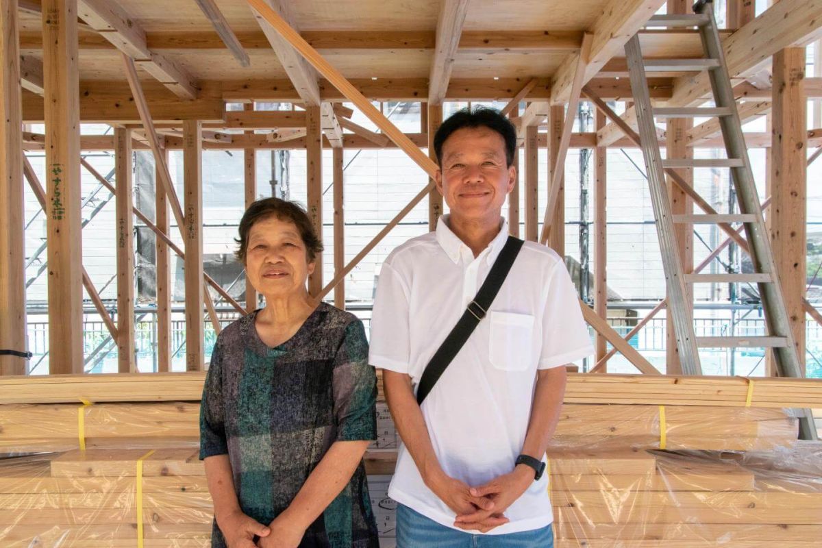 「遠賀郡岡垣町01」注文住宅現場リポート③【上棟式】