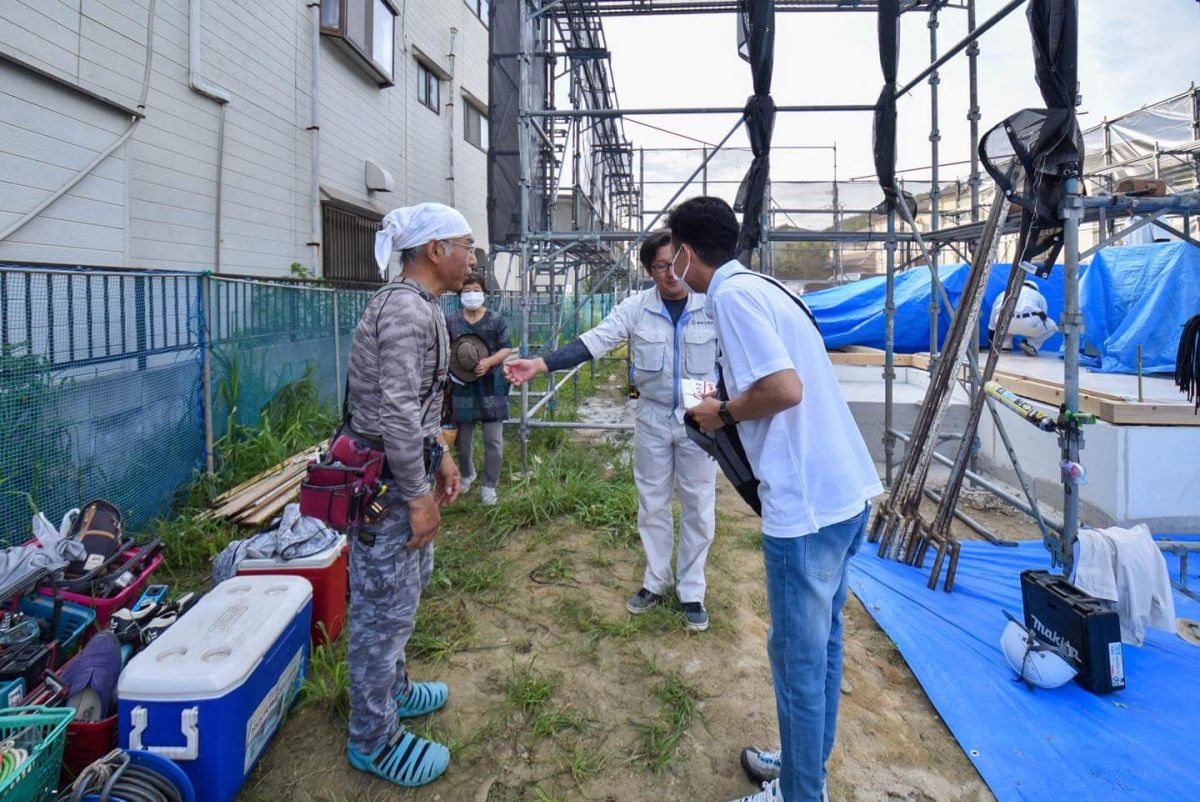 「遠賀郡岡垣町01」注文住宅現場リポート③【上棟式】