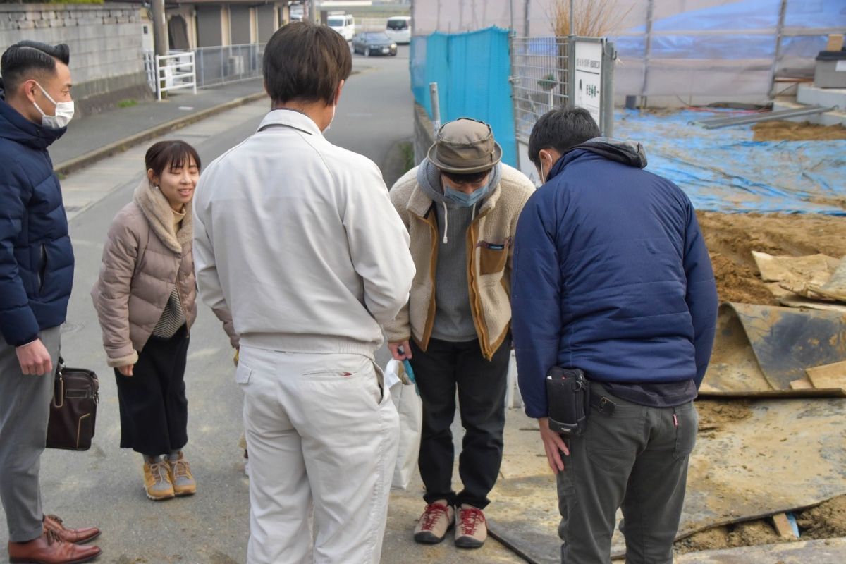 福岡県糟屋郡宇美町03　注文住宅建築現場リポート③　～上棟式・前編～