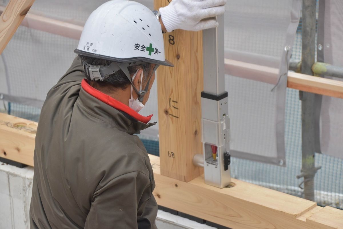 福岡県糟屋郡宇美町03　注文住宅建築現場リポート③　～上棟式・前編～