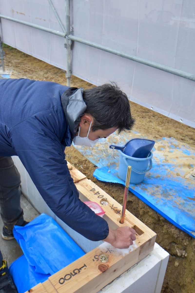 福岡県糟屋郡宇美町03　注文住宅建築現場リポート③　～上棟式・前編～