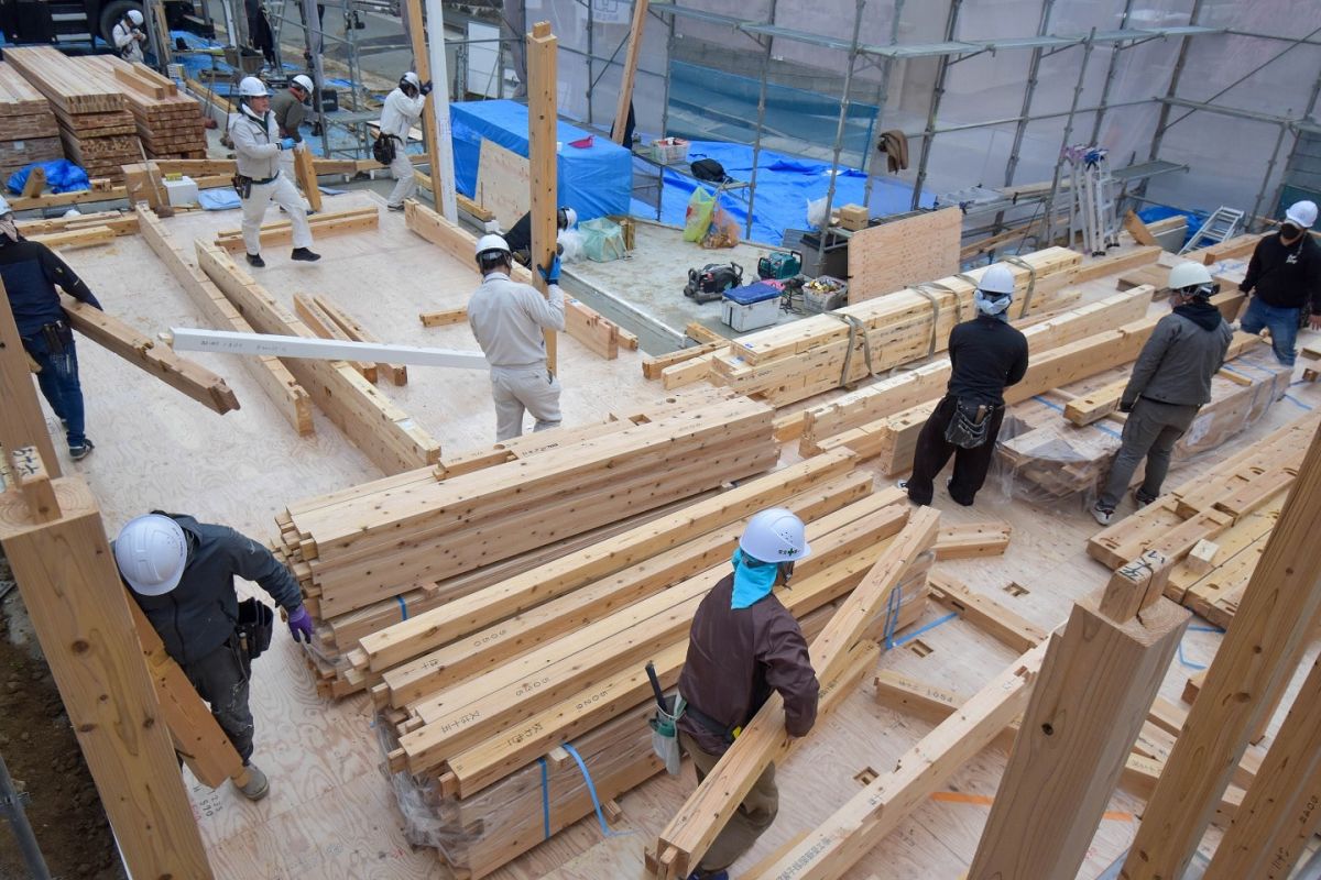 「糟屋郡宇美町03」注文住宅現場リポート③【上棟式】