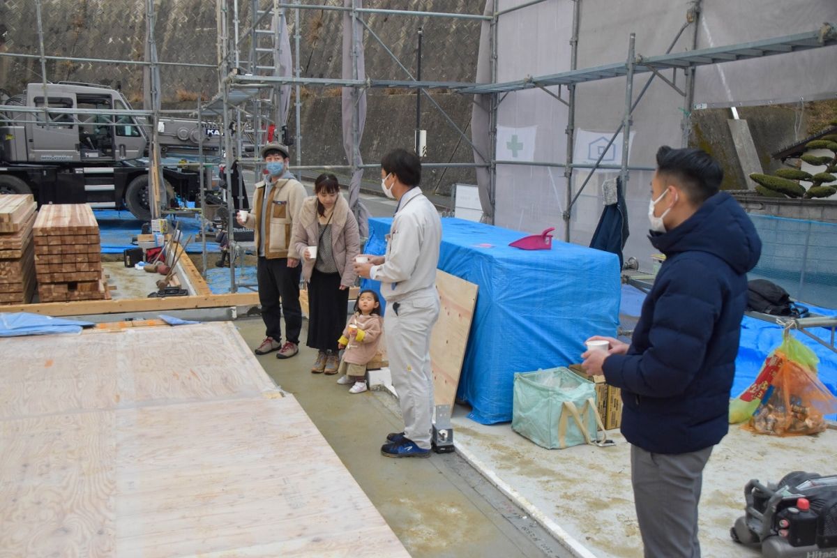 「糟屋郡宇美町03」注文住宅現場リポート③【上棟式】
