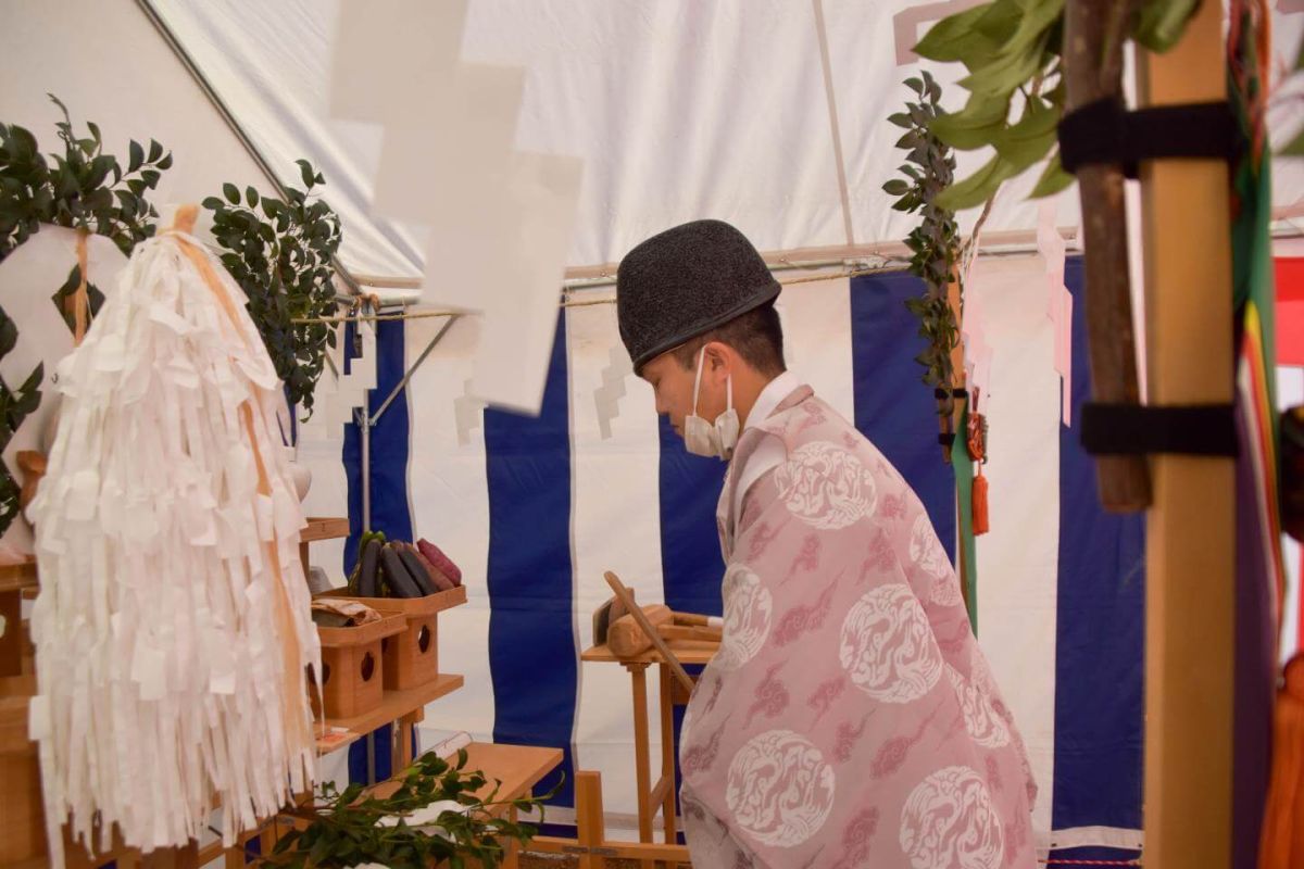 「福岡市西区06」注文住宅現場リポート①【地鎮祭】