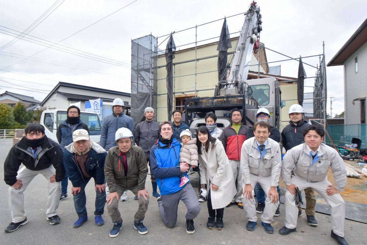 福岡県久留米市02　注文住宅建築現場リポート③　～上棟式・後編～