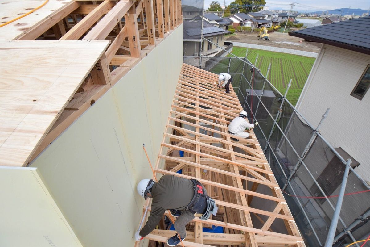 福岡県久留米市02　注文住宅建築現場リポート③　～上棟式・後編～