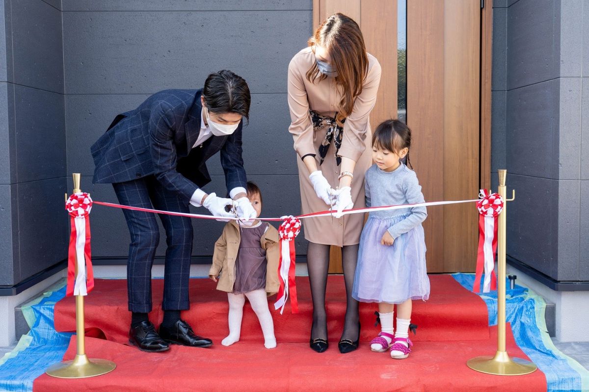 福岡県糟屋郡志免町05　注文住宅建築現場リポート⑦　～お引き渡し式～