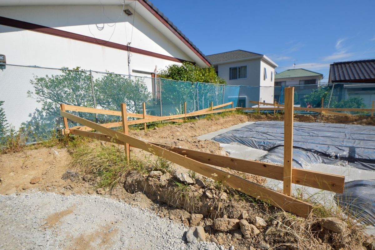 「糟屋郡志免町06」注文住宅現場リポート②【基礎工事】【ターミダンシート】