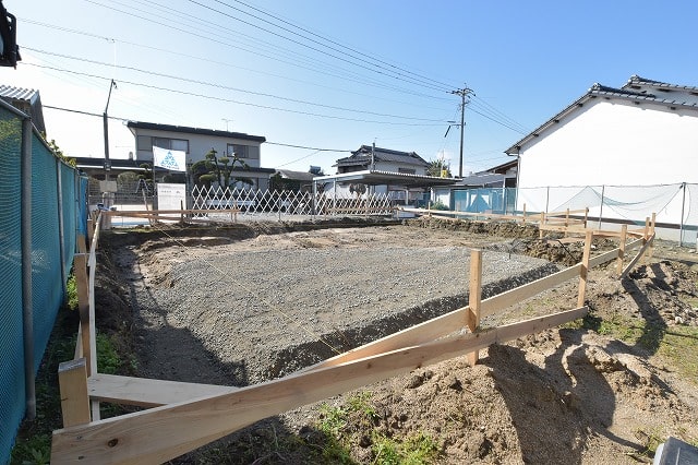 「三井郡大刀洗町02」注文住宅現場リポート②【基礎工事】【砕石転圧】
