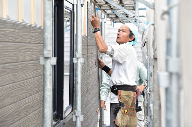 「福岡市南区16」注文住宅現場リポート⑧【外装工事】【サイディング】