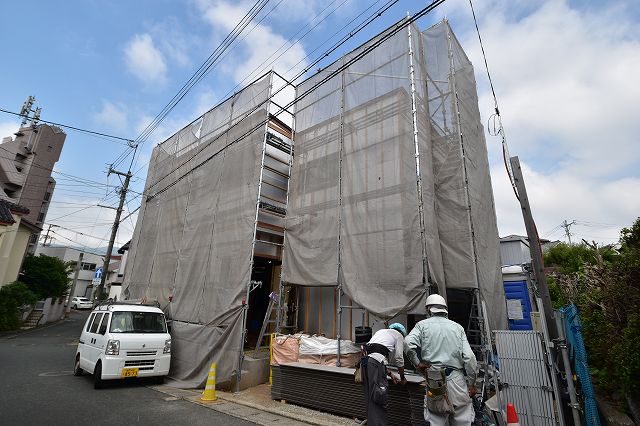 「福岡市南区16」注文住宅現場リポート⑧【外装工事】【サイディング】