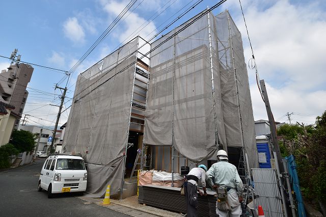 福岡市南区16　注文住宅建築現場リポート⑧