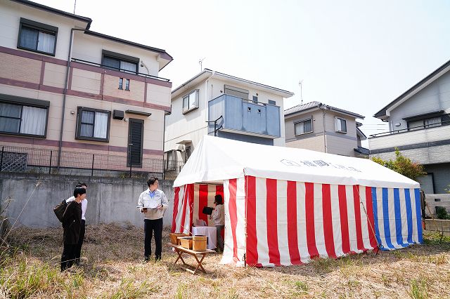 福岡県糟屋郡志免町03　注文住宅建築現場リポート①　～地鎮祭～