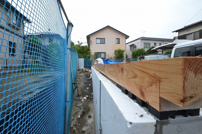「福岡市博多区01」注文住宅現場リポート③【木工事】【土台敷き】