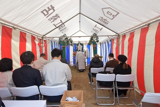 「福岡市南区老司02」注文住宅現場リポート①【地鎮祭】