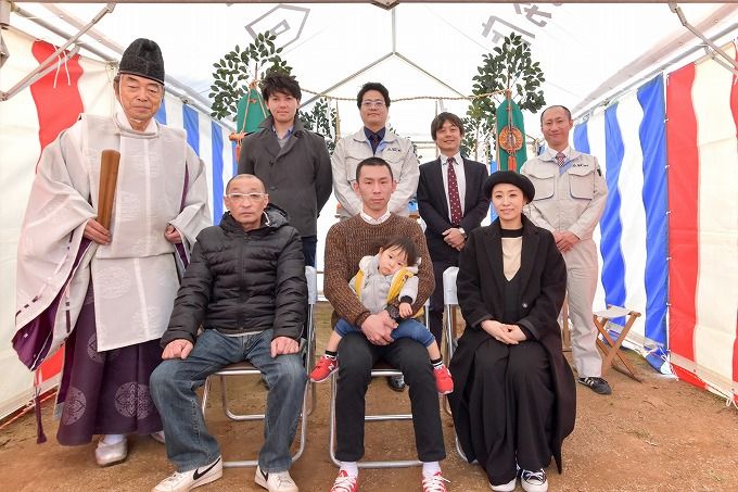 「福岡市南区老司02」注文住宅現場リポート①【地鎮祭】
