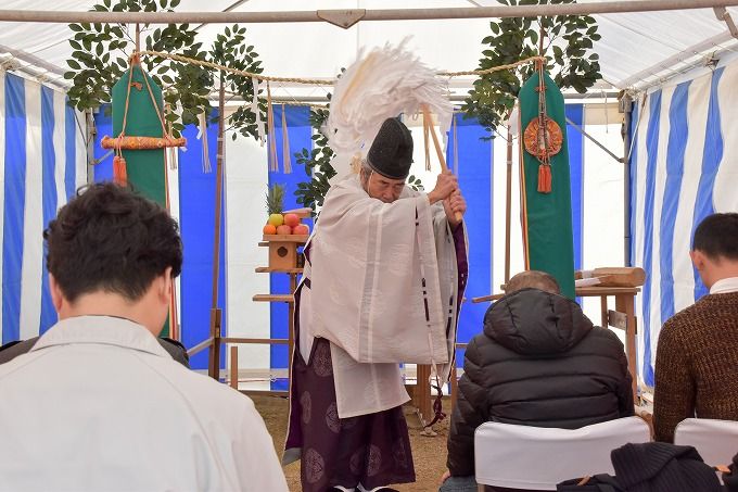 「福岡市南区老司02」注文住宅現場リポート①【地鎮祭】