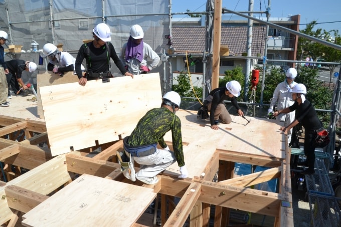 福岡市南区09　注文住宅建築現場リポート⑤　～上棟式～